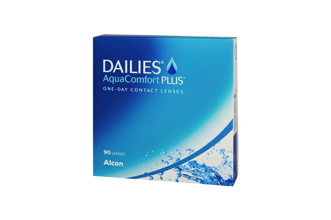 Контактные линзы - Dailies AquaComfort Plus (90 линз)