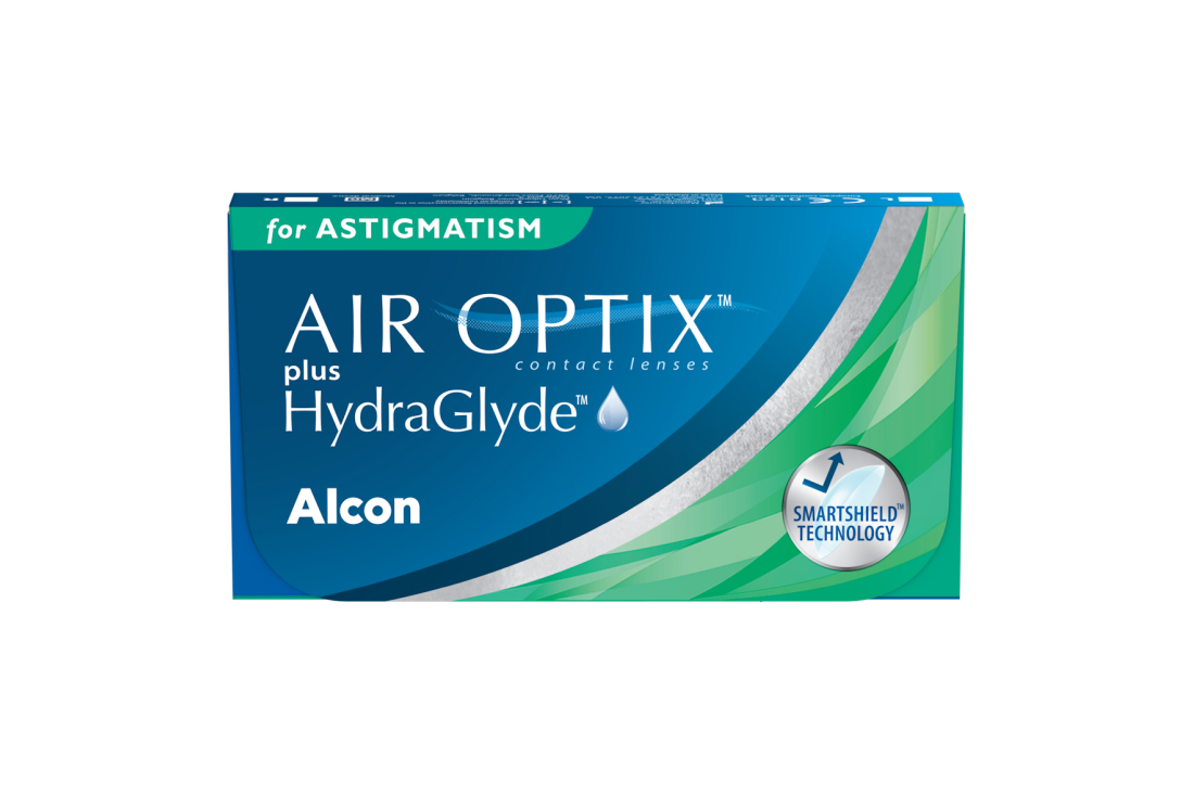 Контактные линзы - AIR OPTIX plus HydraGlyde for Astigmatism (3 линзы)