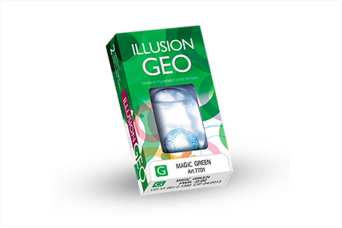 Контактные линзы Illusion Geo (2 линзы) - 1