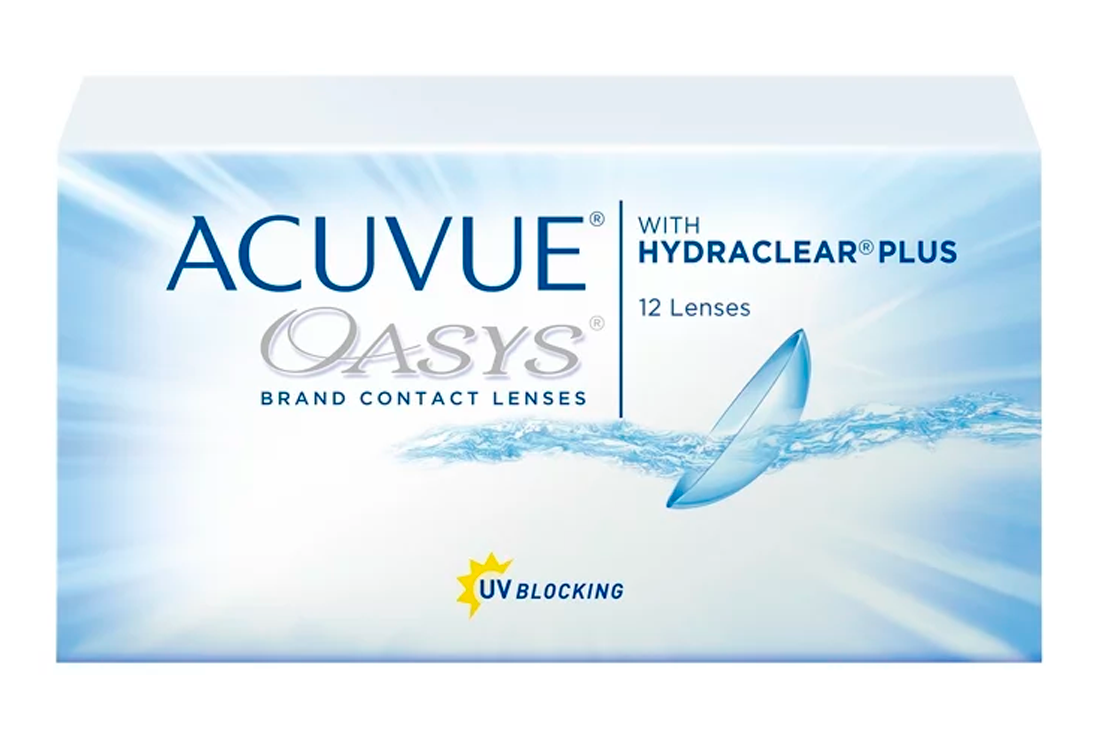 Контактные линзы - Acuvue Oasys with Hydraclear plus (12 линз)