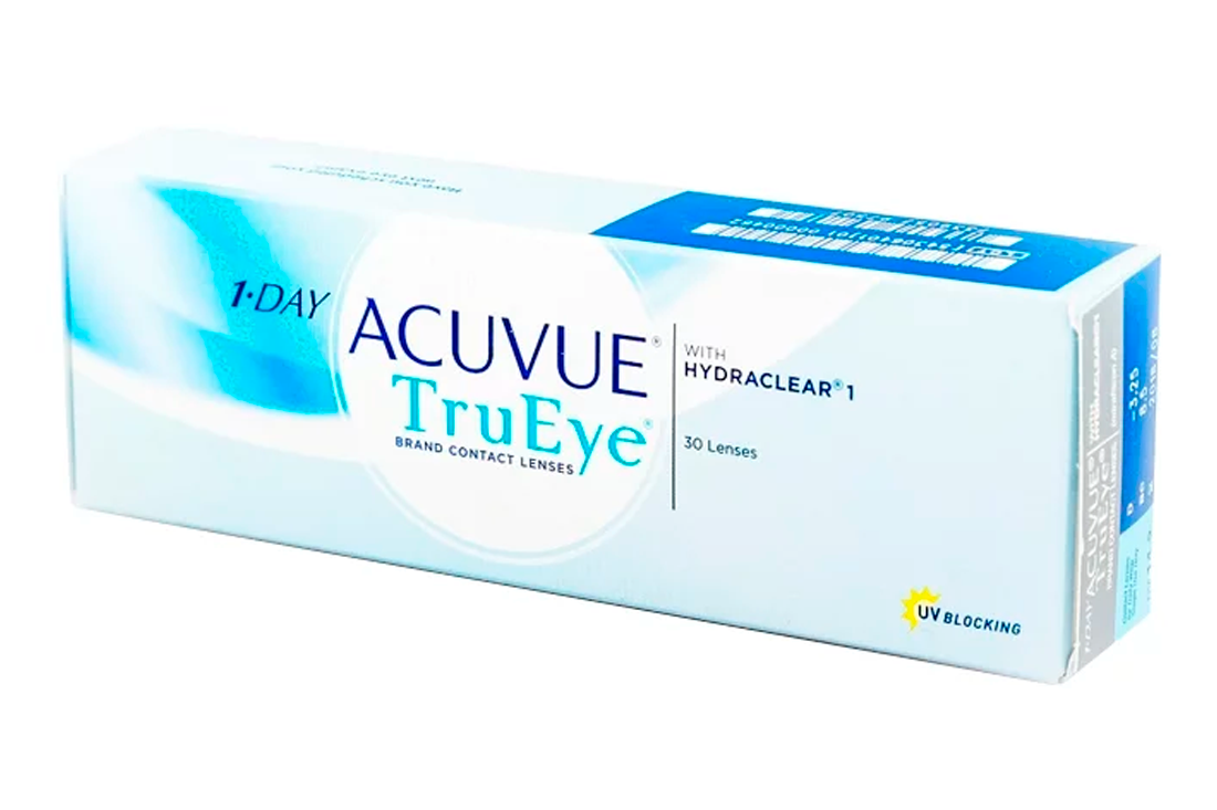 Контактные линзы - 1-Day Acuvue Tru Eye with Hydraclear (30 линз) - 1