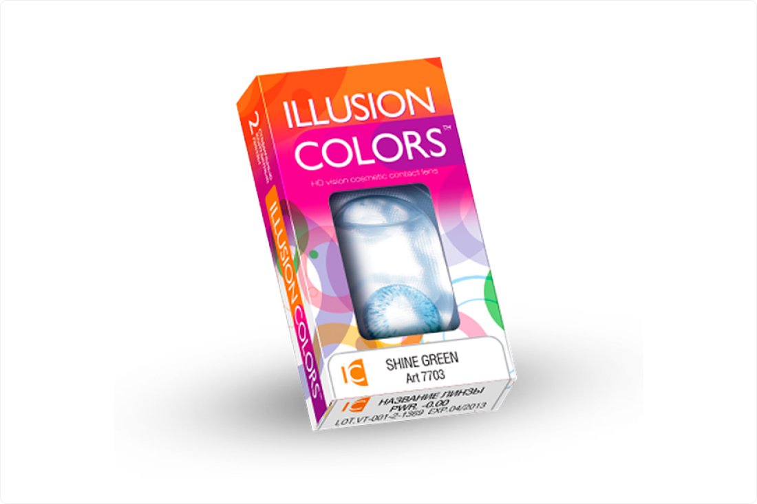 Контактные линзы Illusion Colors (2 линзы) - 1