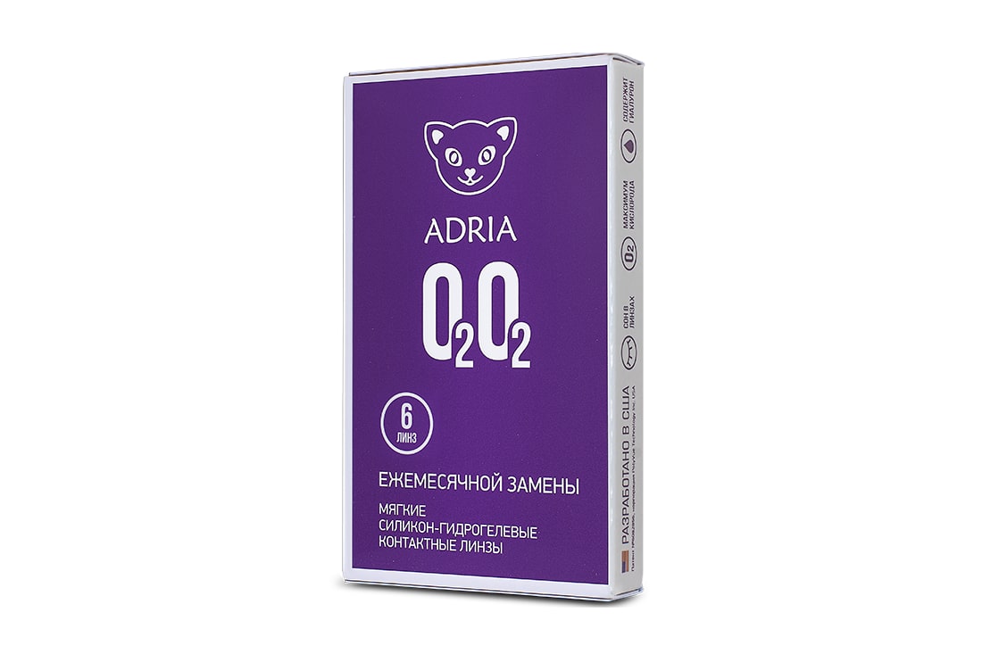Контактные линзы Adria O2O2 (6 линз) - 1