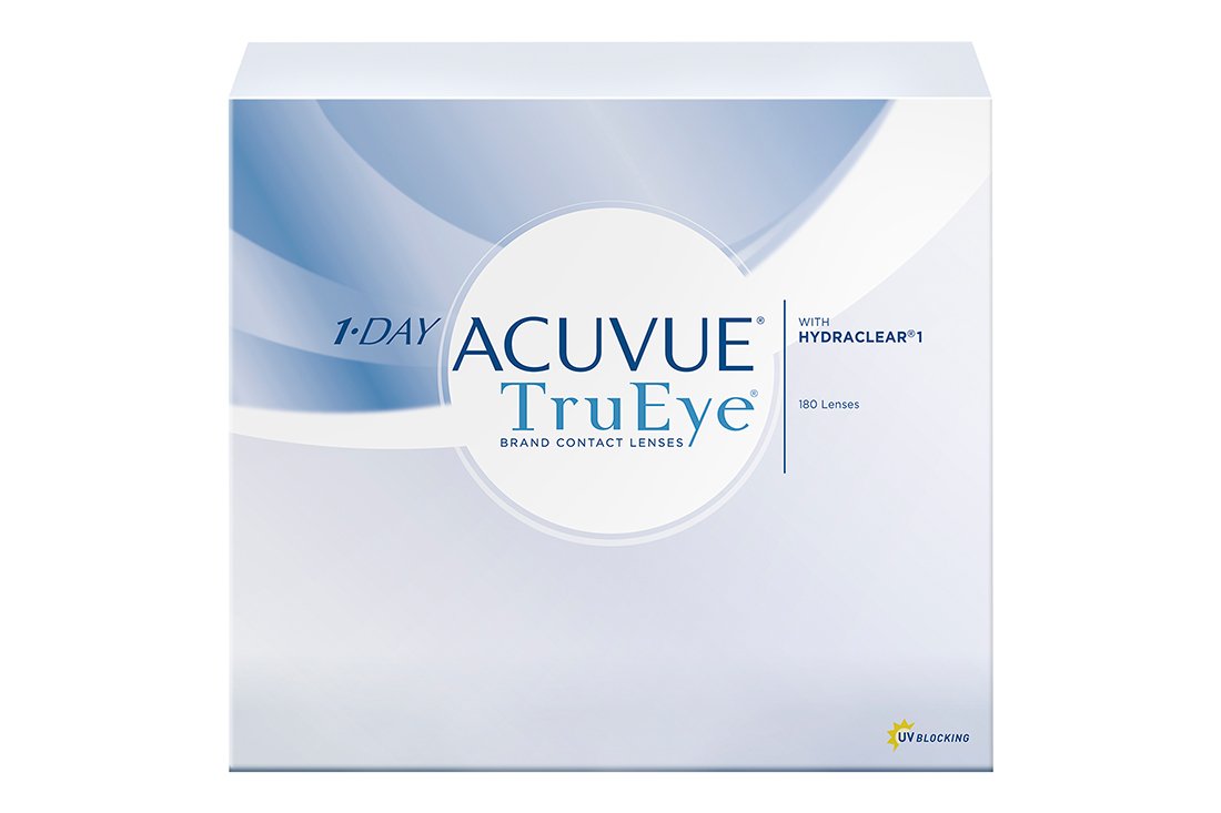 Контактные линзы - 1-Day Acuvue Tru Eye with Hydraclear (180 линз)