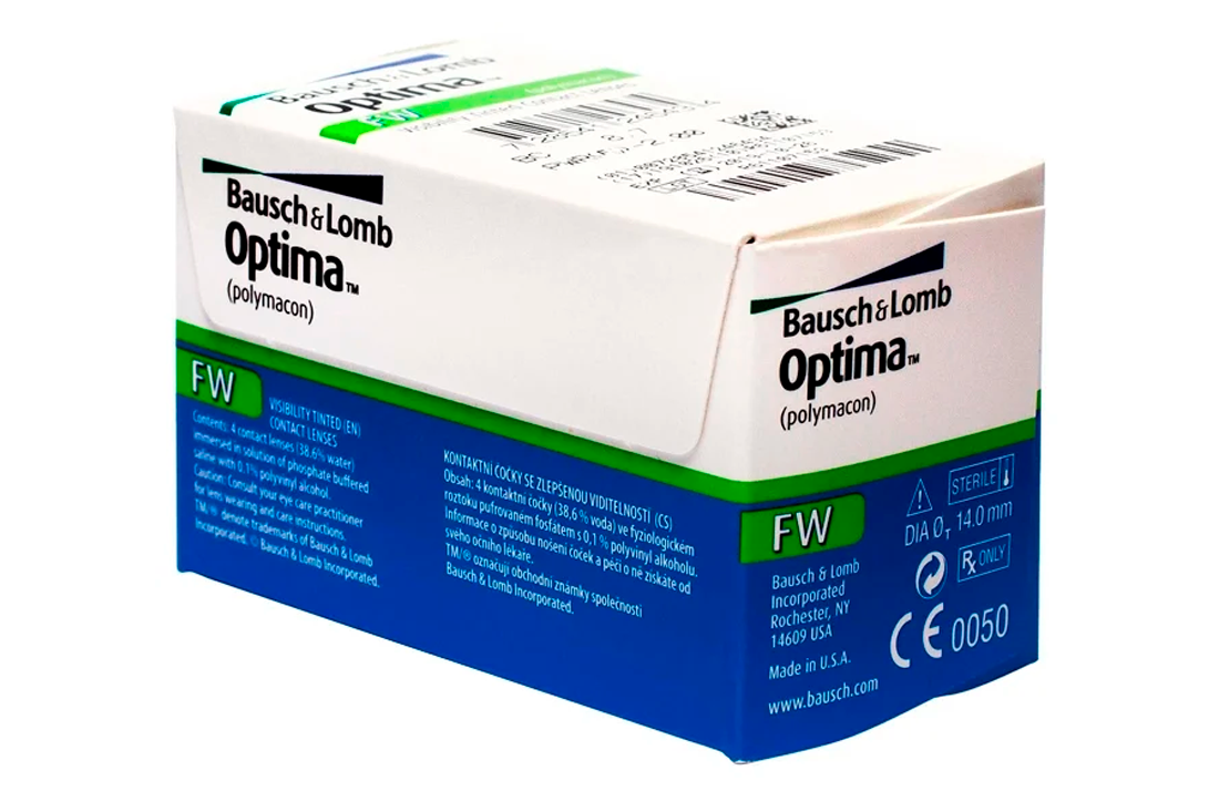 Контактные линзы - Optima® FW (4 линзы) - 0