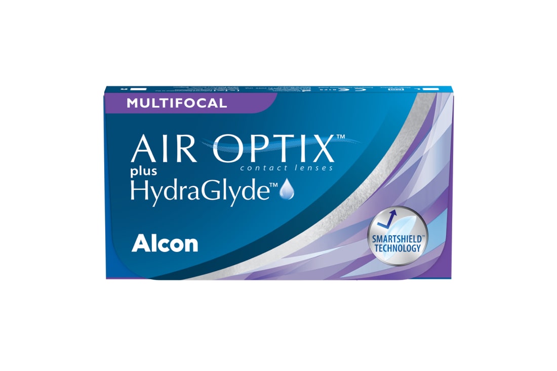 Контактные линзы - AIR OPTIX plus HydraGlyde Multifocal (3 линзы)