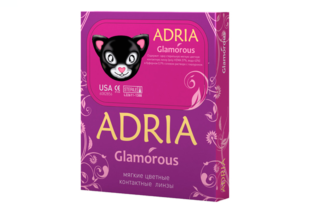 Контактные линзы Adria Glamorous Color (2 линзы) - 1