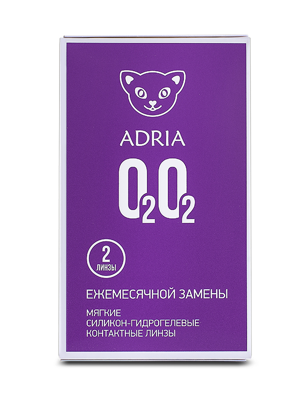 Контактные линзы - Контактные линзы ADRIA O2O2 (2 линзы) - 1