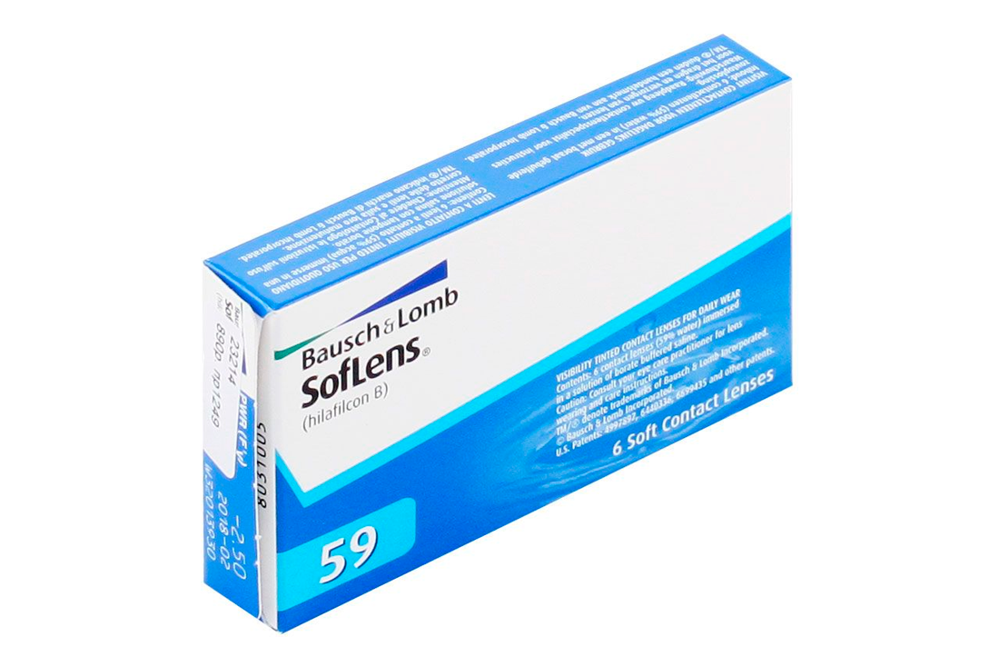 Контактные линзы - SOFLENS 59 (6 линз) - 0