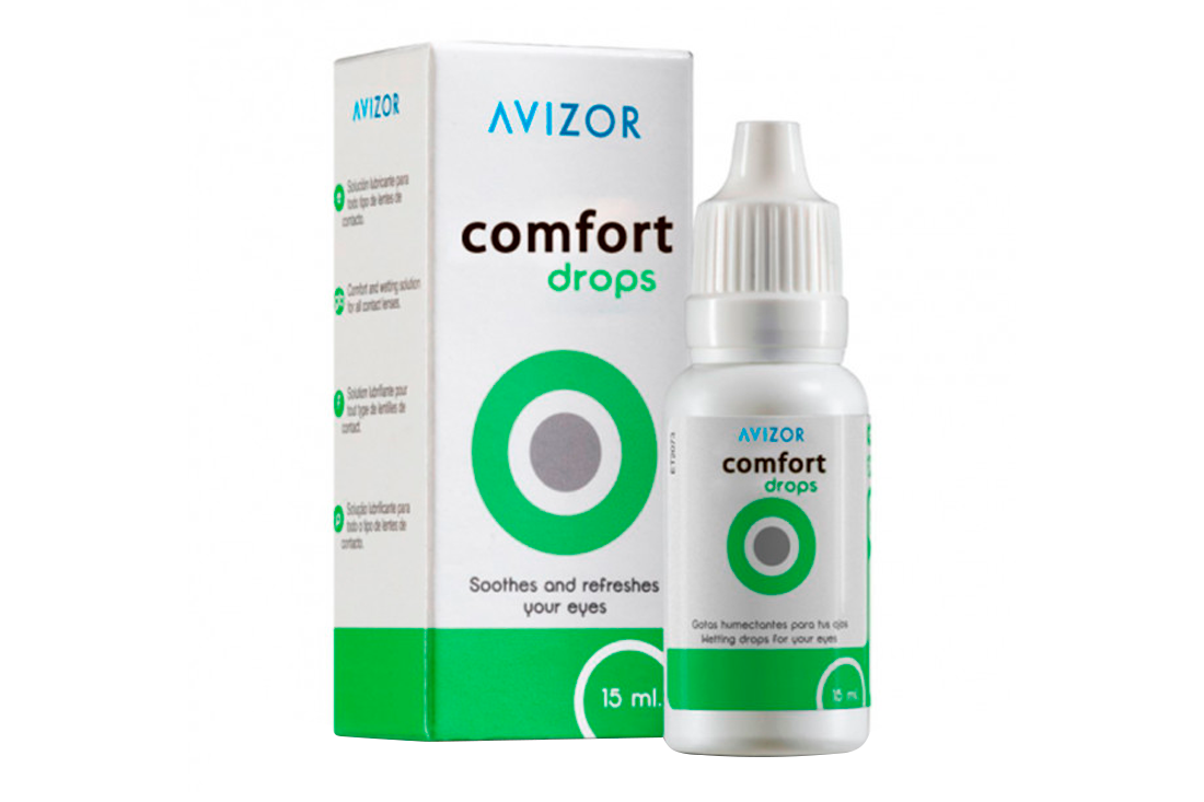 Растворы, капли, контейнеры и пинцеты AVIZOR Капли увлажняющие Avizor Comfort Drops 15 мл