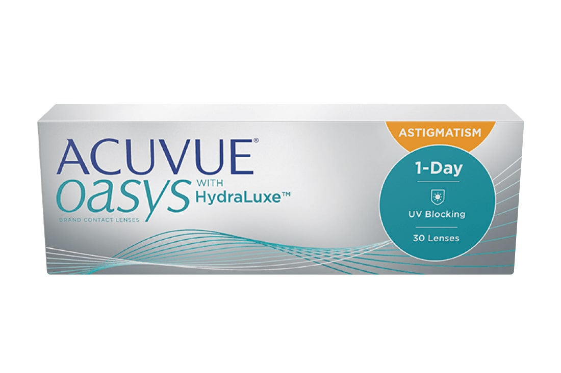 Контактные линзы - 1-Day Acuvue Oasys For Astigmatism with Hydraluxe (30 линз)