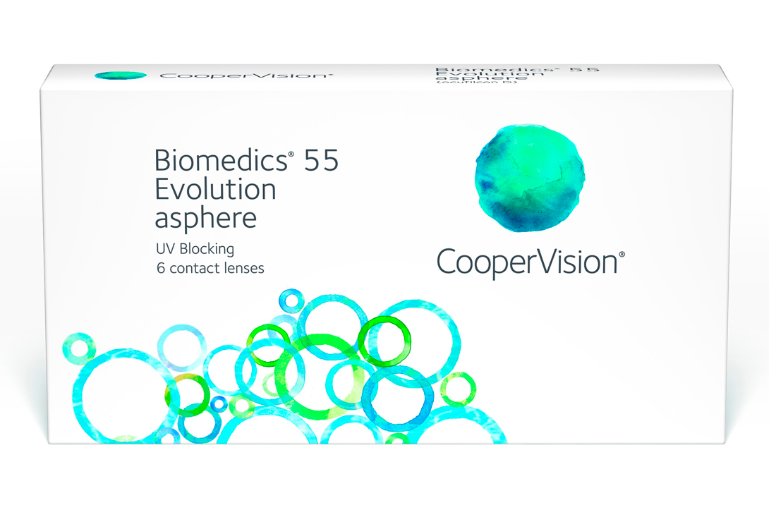 Контактные линзы Biomedics 55 Evolution (6 линз) - 1