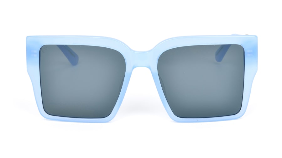 Синие квадратные очки