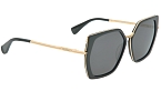 Солнцезащитные очки -  Max Mara MM 0136 01A 56 (+) - 1