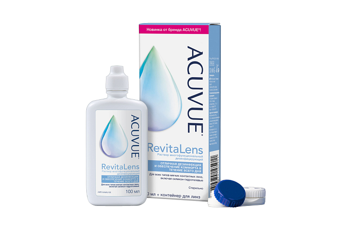 Аксессуары ACUVUE Раствор ACUVUE RevitaLens 100 мл