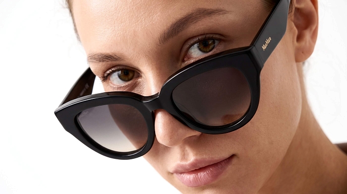 Солнцезащитные очки -  Max Mara MM 0077 01B 50 (+) - 1