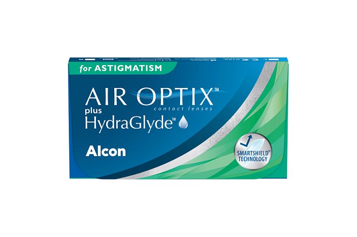 Контактные линзы - Air Optix Plus HydraGlyde For Astigmatism (3) - 0