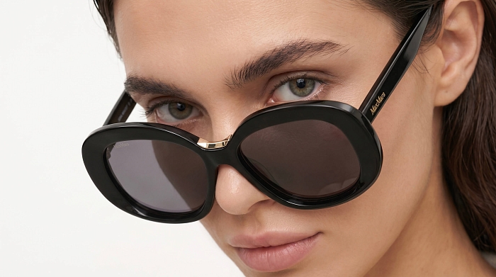 Солнцезащитные очки -  Max Mara MM 0087 01A 55 (+) - 2