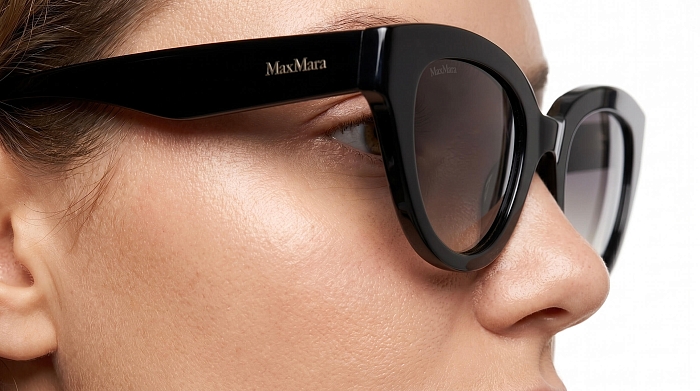 Солнцезащитные очки -  Max Mara MM 0077 01B 50 (+) - 3