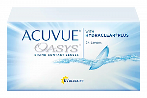 Контактные линзы Acuvue Oasys with Hydraclear plus (24 линзы)