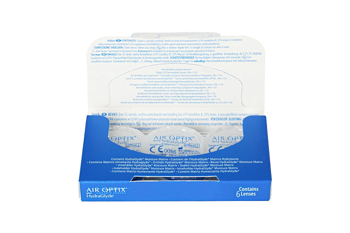 Контактные линзы - Air Optix Plus HydraGlyde (6) - 1