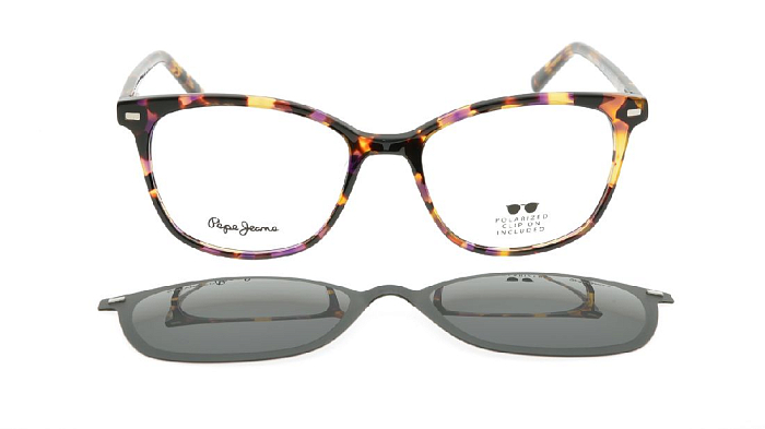 Оправы -  Pepe Jeans Heles 7446 + Clip 106P54 (+) - 0