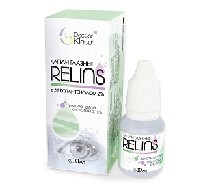 Капли увлажн. RELINS® с декспантенолом 2% 10 мл