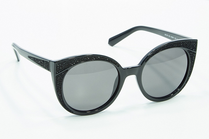Солнцезащитные очки -  Swarovski SK0178 01A 54 (+) - 0