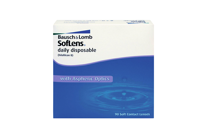 Контактные линзы - Soflens Daily Disposable (90) - 0
