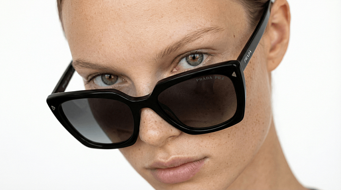 Солнцезащитные очки -  Prada 0PR 23ZS-1AB5W1 54 (+) - 3